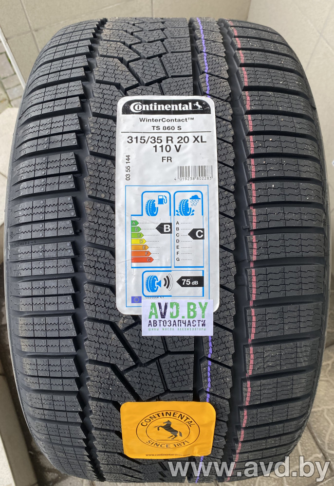 Купить Шины Continental WinterContact TS860S 315/35R20 110V  в Минске.