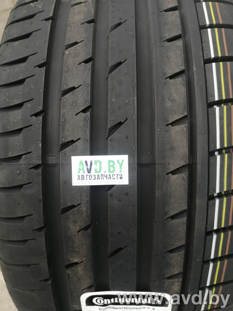 Купить Шины Continental 265/35R18 XL CONTISPORTCONTACT3 97Y  в Минске.