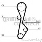 Купить Комплекты ГРМ Contitech CT774K1  в Минске.