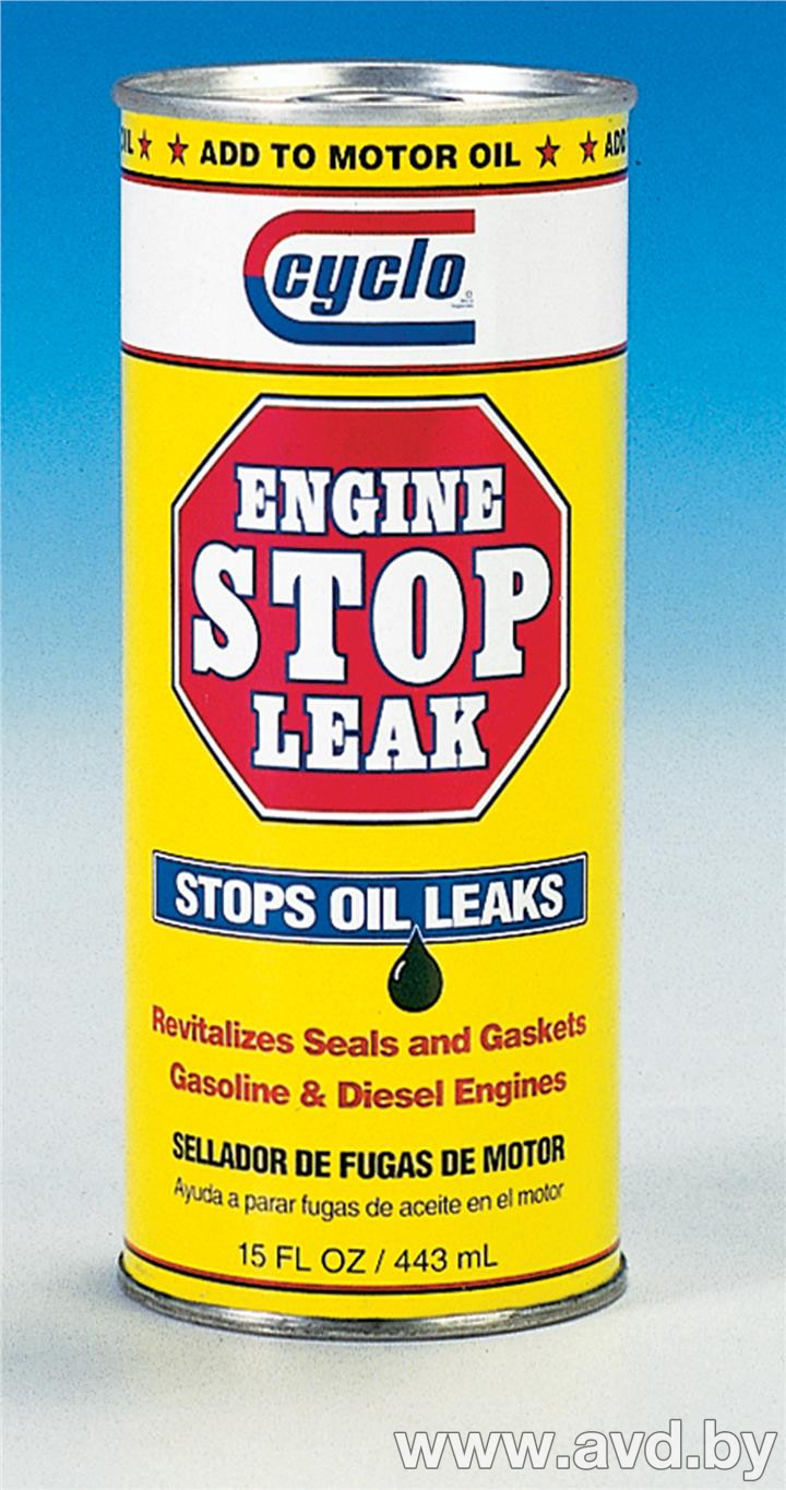 Купить Присадки для авто Cyclo C-89 Engine Stop Leak 443 мл в Минске.