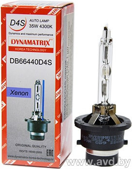 Купить Лампы автомобильные Dynamatrix D4S DB66440D4S 1шт  в Минске.