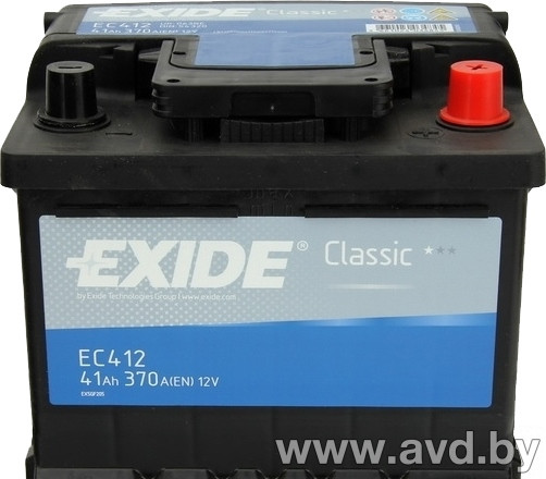 Купить Автомобильные аккумуляторы Exide Classic EC400 (40 А/ч) в Минске.