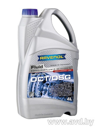 Купить Трансмиссионное масло Ravenol DCT/DSG 4л в Минске.