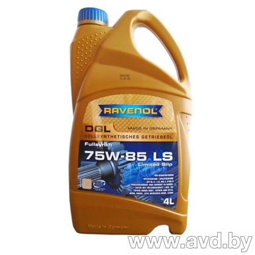 Купить Трансмиссионное масло Ravenol DGL 75W-85 GL-5 LS 4л в Минске.