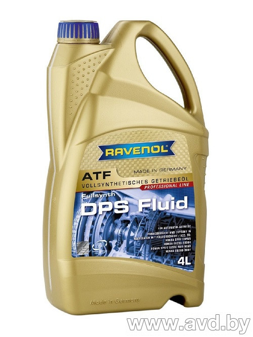 Купить Трансмиссионное масло Ravenol DPS Fluid 4л в Минске.