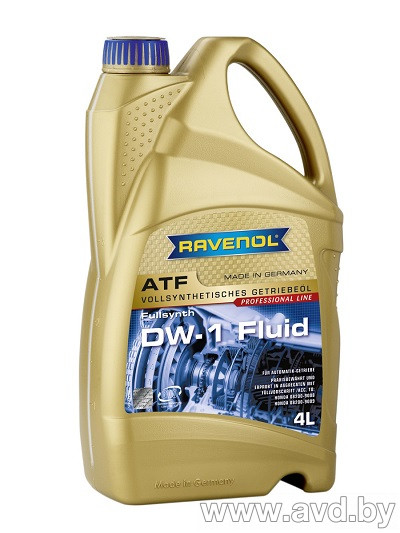 Купить Трансмиссионное масло Ravenol DW-1 Fluid 4л в Минске.