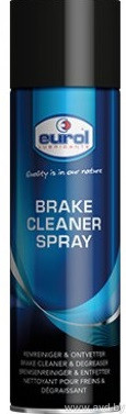 Купить Автокосметика и аксессуары Eurol Очиститель тормозов BRAKECLEANER SUPER SPRAY 500ml  в Минске.