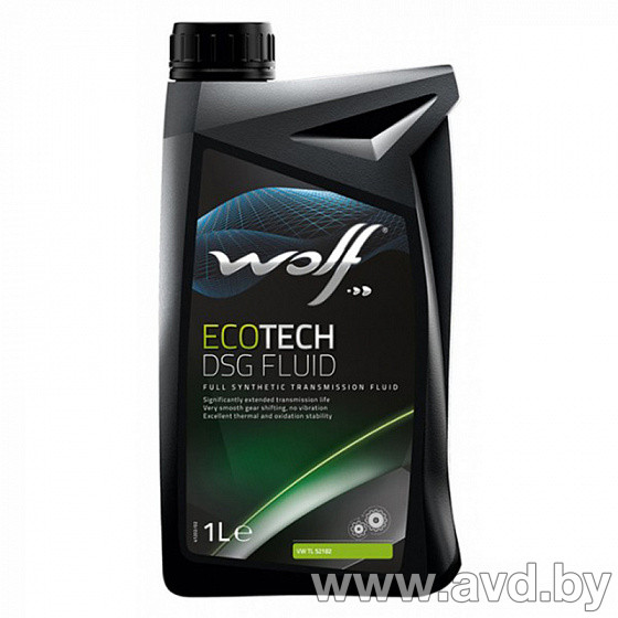 Купить Трансмиссионное масло Wolf EcoTech DSG Fluid 1л  в Минске.