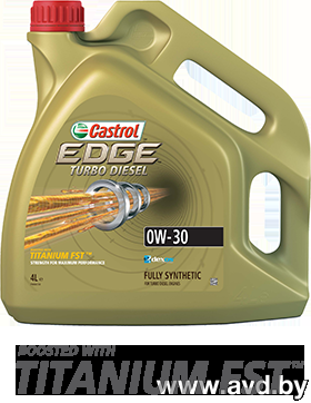 Купить Моторное масло Castrol EDGE Turbo Diesel 0W-30 4л  в Минске.