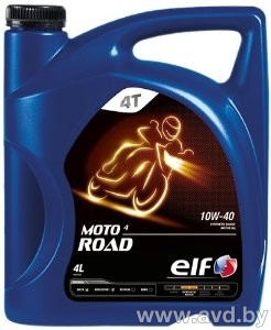 Купить Моторное масло Elf MOTO 4 ROAD 10W-40 1л в Минске.