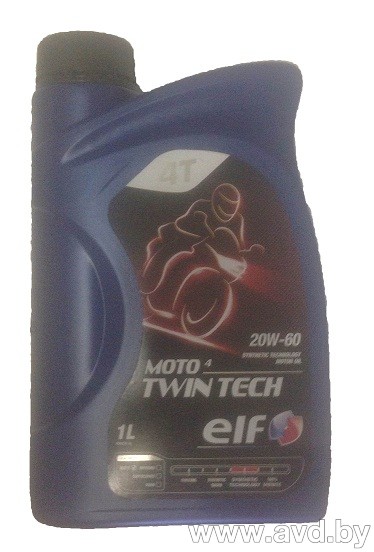 Купить Моторное масло Elf MOTO 4 TWIN Tech 20W-60 1л в Минске.