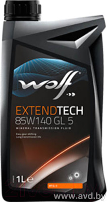 Купить Трансмиссионное масло Wolf ExtendTech 85W-140 GL 5 5л  в Минске.