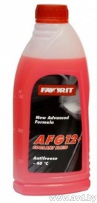 Купить Охлаждающие жидкости Favorit Antifreeze AFG 12 -40C  0,5л  в Минске.