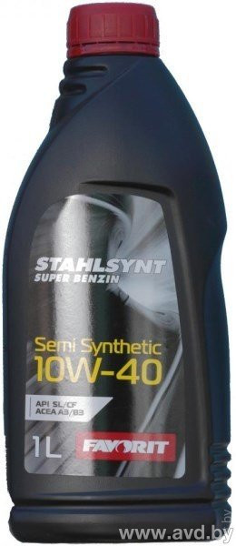 Купить Моторное масло Favorit Stahlsynt Super Benzin 10W-40 1л в Минске.