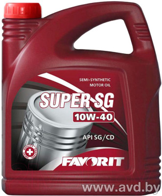 Купить Моторное масло Favorit Super SG 10W-40 9л в Минске.