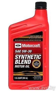 Купить Моторное масло Ford Motorcraft 5W-30 1л (XO 5W30-QSP)  в Минске.