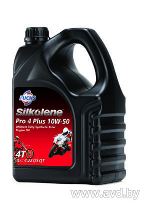 Купить Моторное масло Fuchs Silkolene PRO 4 PLUS RANGE 10W-40 4л в Минске.