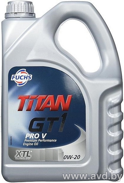 Купить Моторное масло Fuchs Titan GT1 EVO 0W-20 5л в Минске.