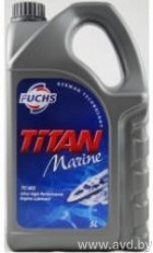Купить Моторное масло Fuchs Titan Marine TC-W3 2-х такт 5л в Минске.