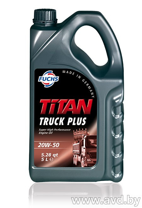 Купить Моторное масло Fuchs Titan Truck Plus 20W-50 5л в Минске.