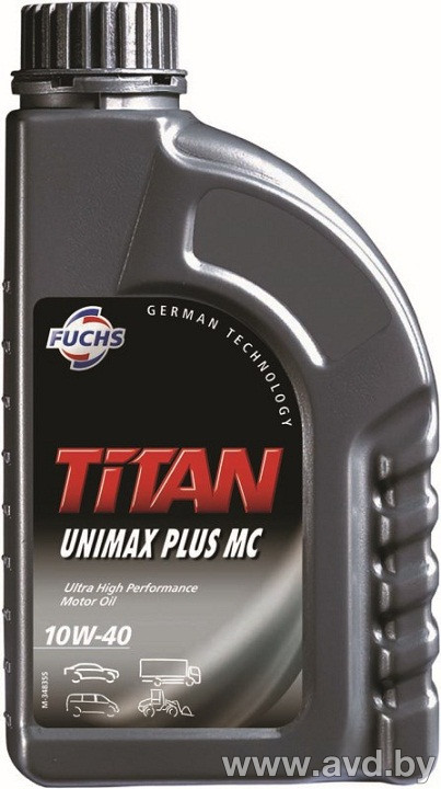 Купить Моторное масло Fuchs Titan UNIMAX Plus MC (unic, unic plus) 10W-40 1л  в Минске.