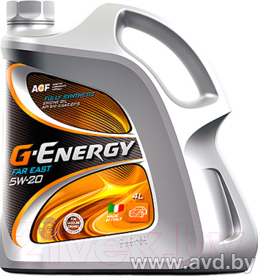 Купить Моторное масло G-Energy Far East 5W-20 4л в Минске.