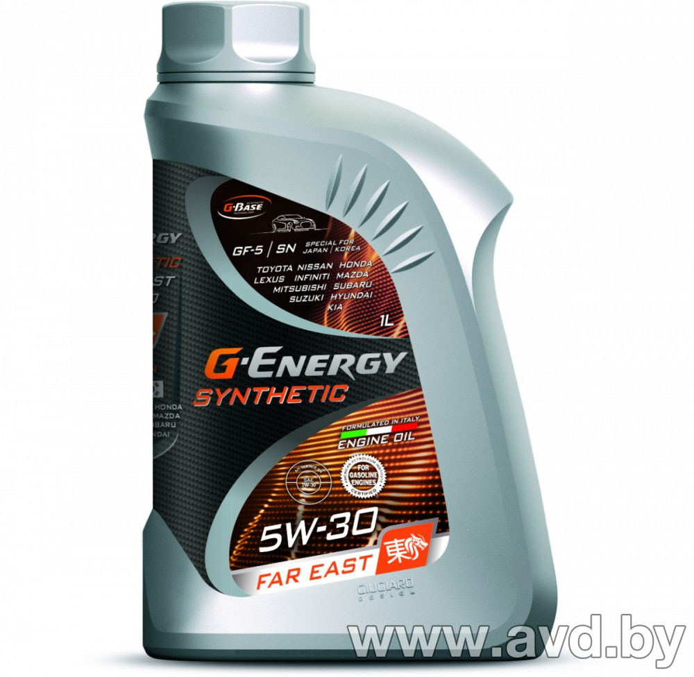 Купить Моторное масло G-Energy Synthetic Active 5W-30 1л в Минске.