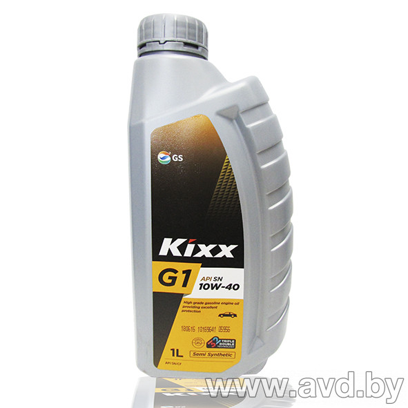 Купить Моторное масло Kixx G1 SN Plus 10W-40 1л в Минске.