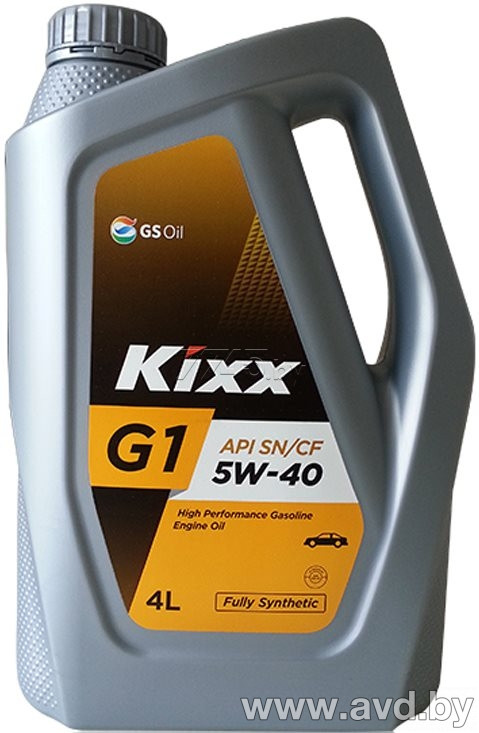 Купить Моторное масло Kixx G1 SN Plus 10W-40 3л в Минске.
