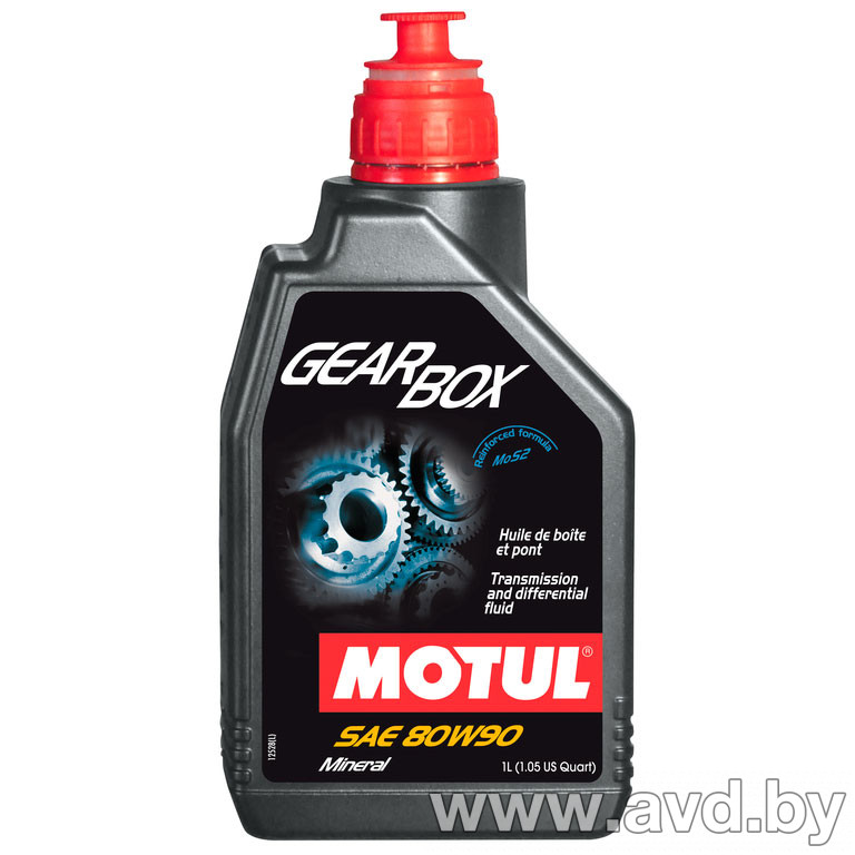 Купить Трансмиссионное масло Motul Gear BOX 80W-90 1л  в Минске.