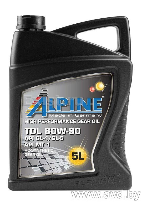 Купить Трансмиссионное масло Alpine Gear Oil TDL GL-5 80W-90 5л  в Минске.