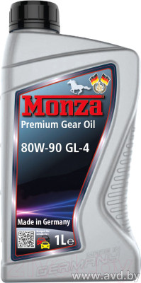 Купить Трансмиссионное масло Monza Gear Oil 80W-90 GL-4 1л  в Минске.