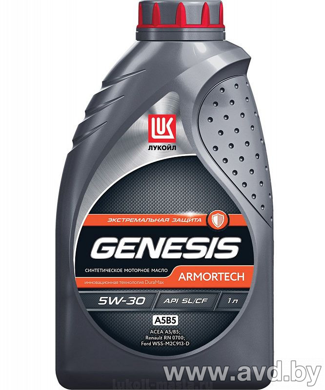 Купить Моторное масло Лукойл GENESIS ARMORTECH GC 5W-30 1л в Минске.