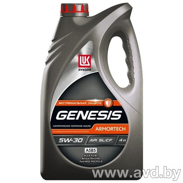 Купить Моторное масло Лукойл GENESIS ARMORTECH НК 5W-30 1л в Минске.