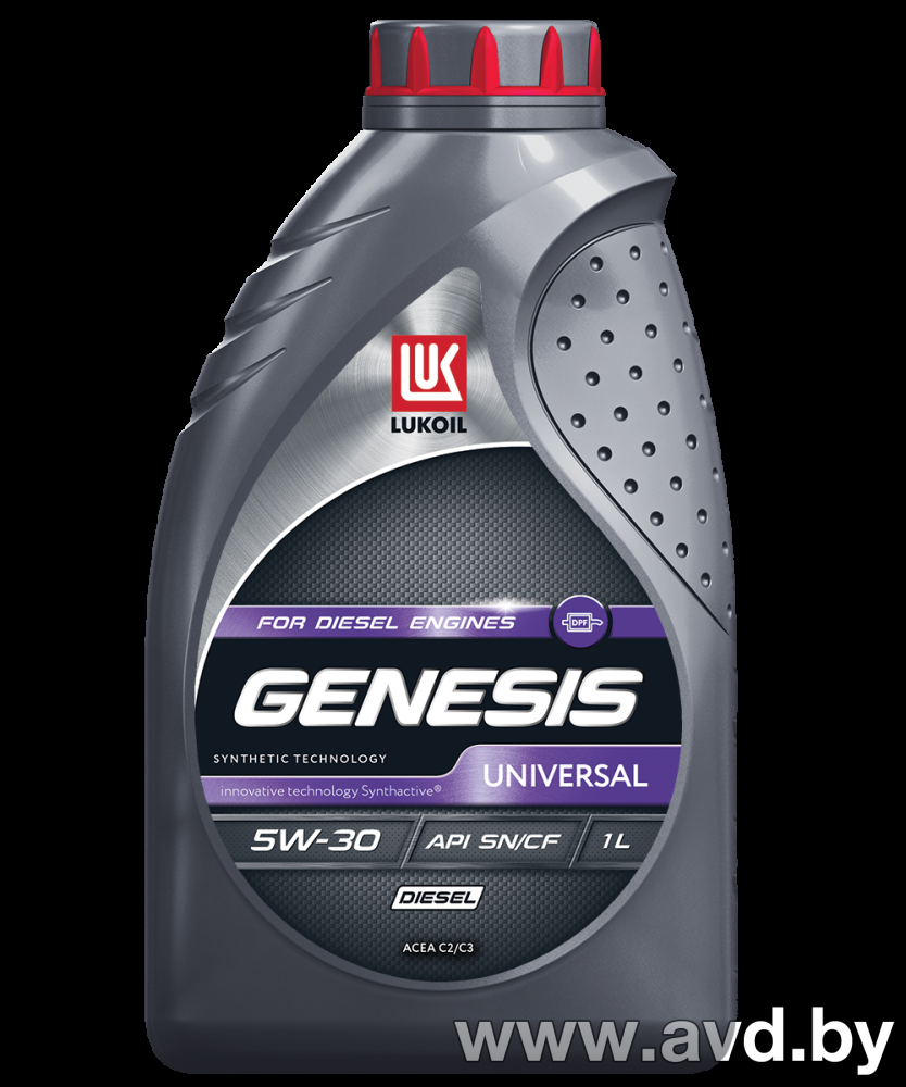 Купить Моторное масло Лукойл GENESIS UNIVERSAL DIESEL 5W-30 1л в Минске.