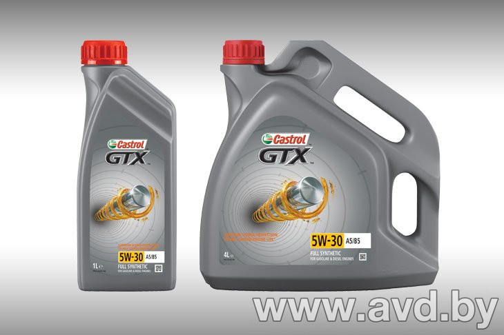Купить Моторное масло Castrol GTX 5W-30 A5/B5 5л в Минске.