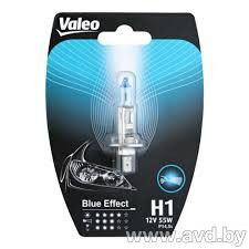 Купить Лампы автомобильные Valeo H1 Blue Effect 1шт (32504)  в Минске.