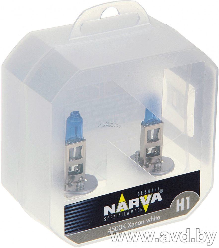 Купить Лампы автомобильные Narva H1 Range Power White 2шт [48641RPW]  в Минске.