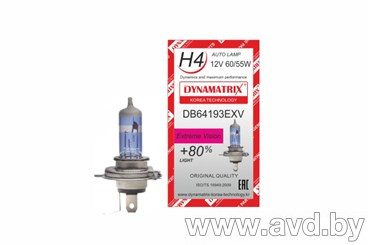 Купить Лампы автомобильные Dynamatrix H4 DB64193EXV 1шт  в Минске.