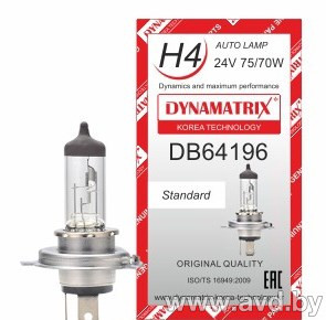 Купить Лампы автомобильные Dynamatrix H4 DB64196 1шт  в Минске.