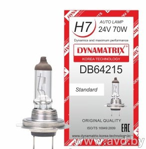 Купить Лампы автомобильные Dynamatrix H7 DB64215 1шт  в Минске.