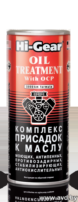 Купить Присадки для авто Hi-Gear Oil Treatment with OCP 444 мл (HG2243) в Минске.