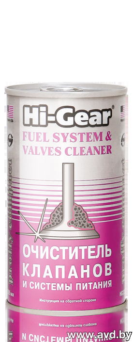 Купить Присадки для авто Hi-Gear Fuel System & Valves Cleaner 295 мл (HG3235) в Минске.