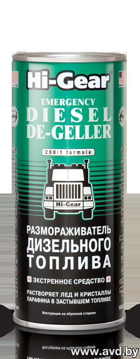 Купить Присадки для авто Hi-Gear Emergency Diesel De-Geller 444 мл (HG4117)  в Минске.