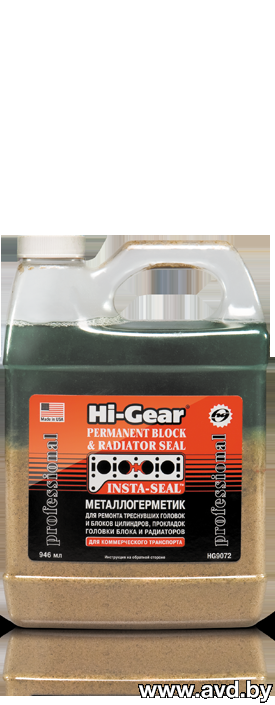 Купить Присадки для авто Hi-Gear Permanent Block & Radiator Seal Pro 946 мл (HG9072)  в Минске.