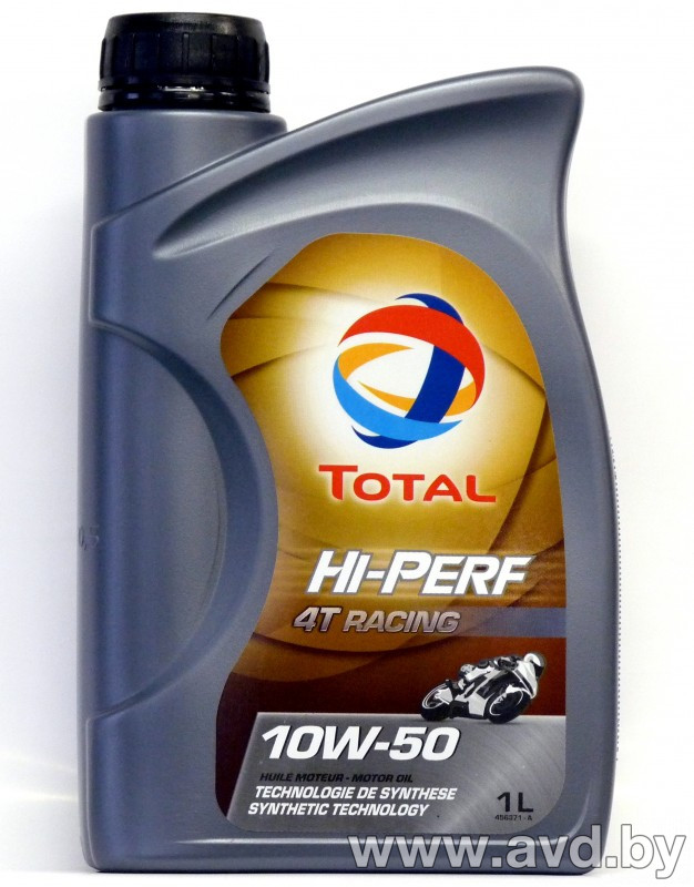 Купить Моторное масло Total Hi-Perf Racing 4T 10W-50 1л в Минске.