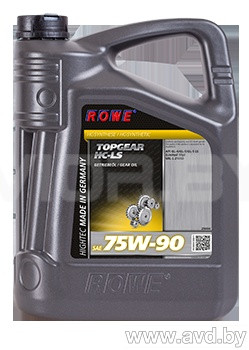 Купить Трансмиссионное масло ROWE HIGHTEC TOPGEAR 75W90 HC-LS 5л  в Минске.