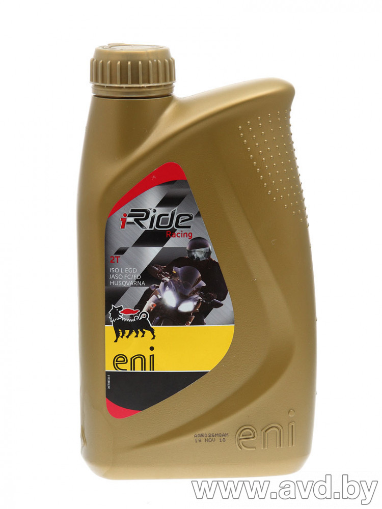 Купить Моторное масло Eni i-Ride Racing 2T 1л в Минске.