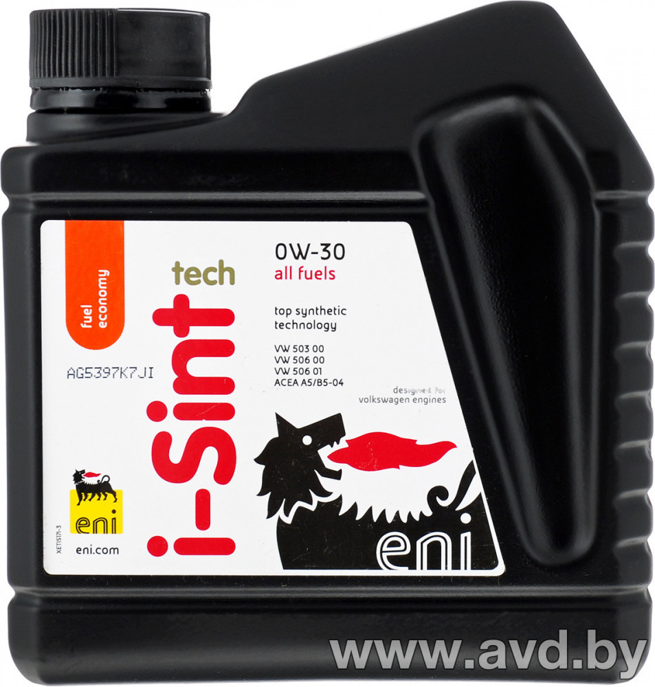 Купить Моторное масло Eni i-Sint tech F 0W-30 5л  в Минске.