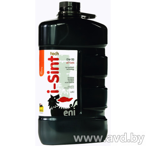 Купить Моторное масло Eni i-Sint tech P 0W-30 4л в Минске.